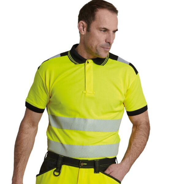 PW3 Hi-vis polo shirt (T180) Thumbnail