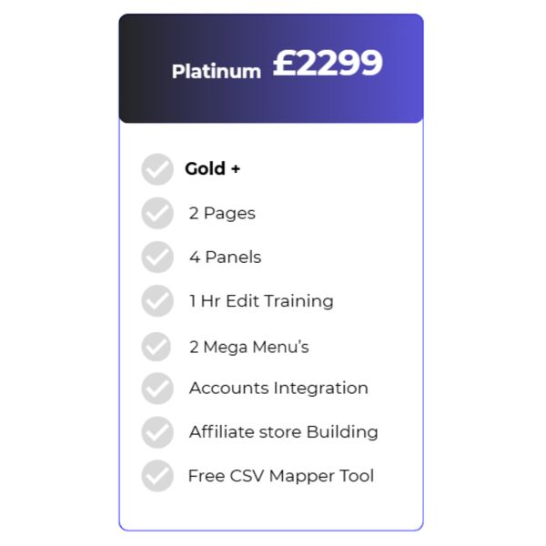 Platinum Website Plan Thumbnail