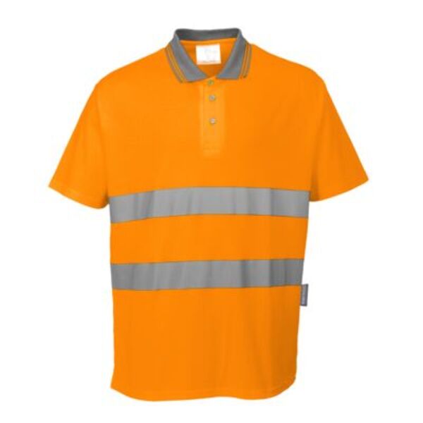 Hi-Vis Cotton Comfort Polo Shirt S/S  Thumbnail