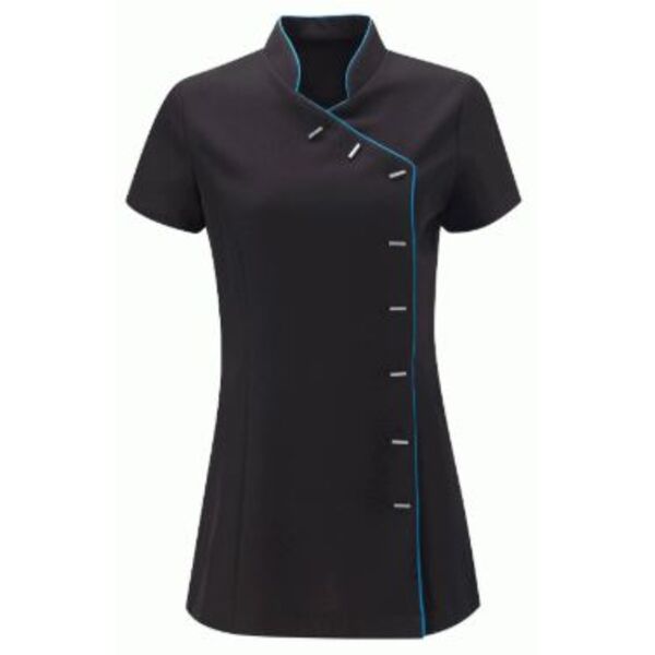 Orbit Blk with teal piping Thumbnail